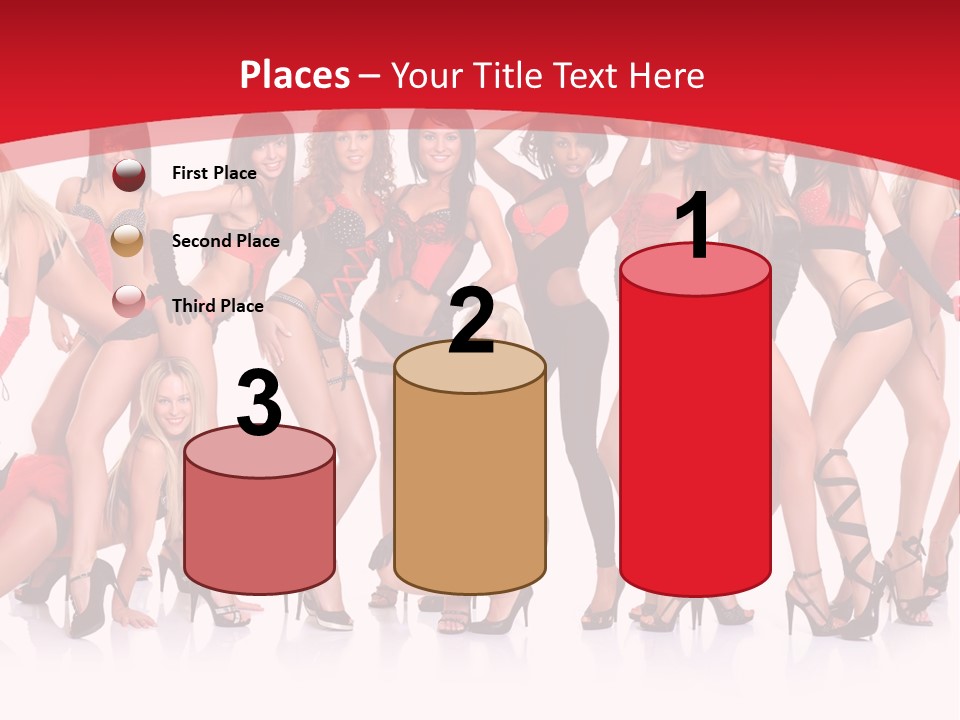 Blond Waist  PowerPoint Template