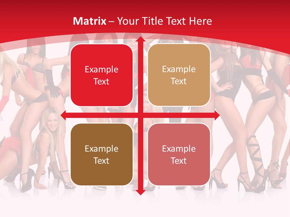 Blond Waist  PowerPoint Template