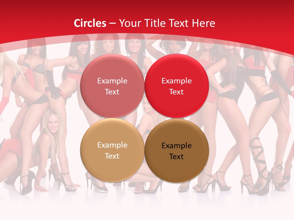 Blond Waist  PowerPoint Template