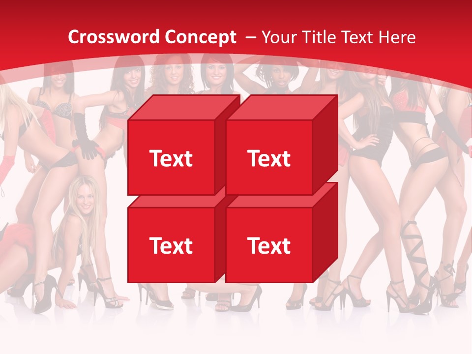 Blond Waist  PowerPoint Template