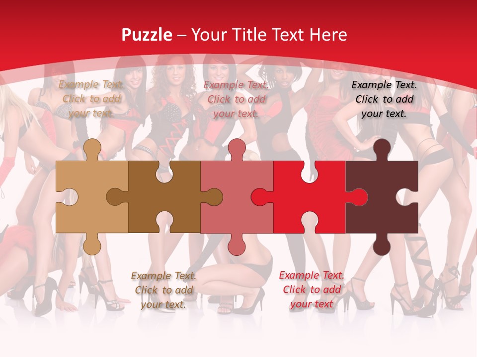 Blond Waist  PowerPoint Template