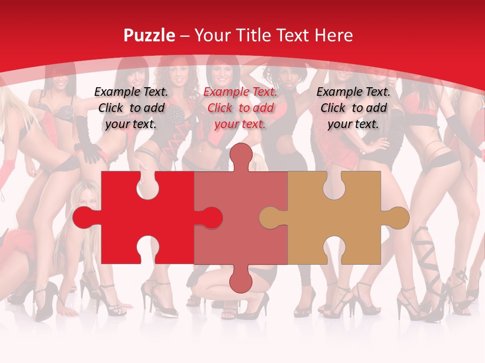 Blond Waist  PowerPoint Template