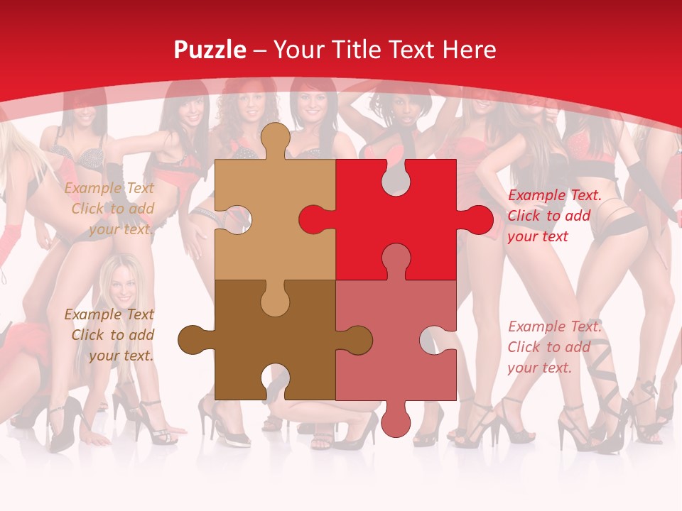 Blond Waist  PowerPoint Template