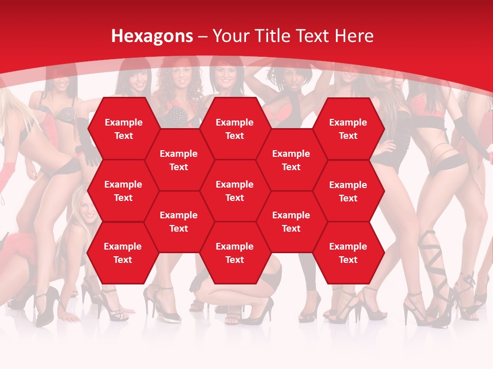 Blond Waist  PowerPoint Template