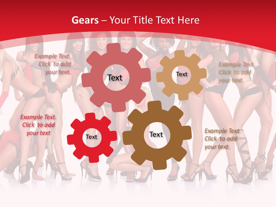 Blond Waist  PowerPoint Template