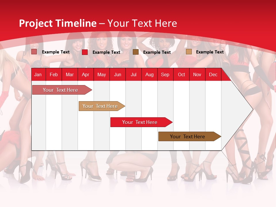 Blond Waist  PowerPoint Template