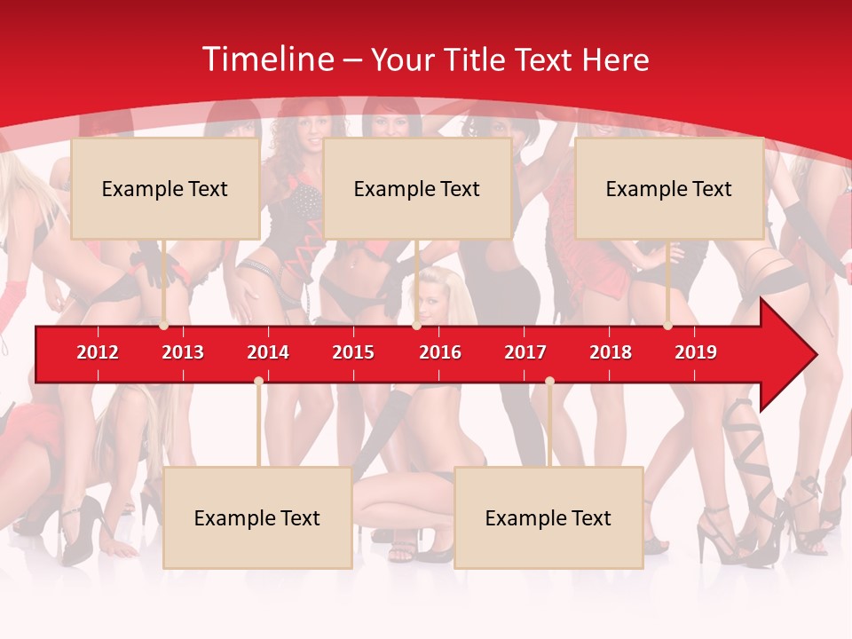 Blond Waist  PowerPoint Template