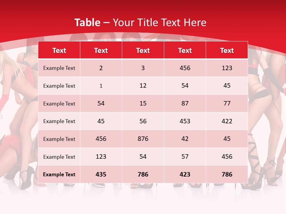 Blond Waist  PowerPoint Template