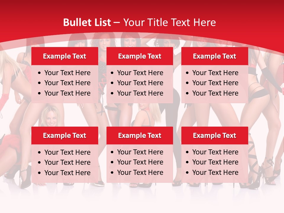 Blond Waist  PowerPoint Template