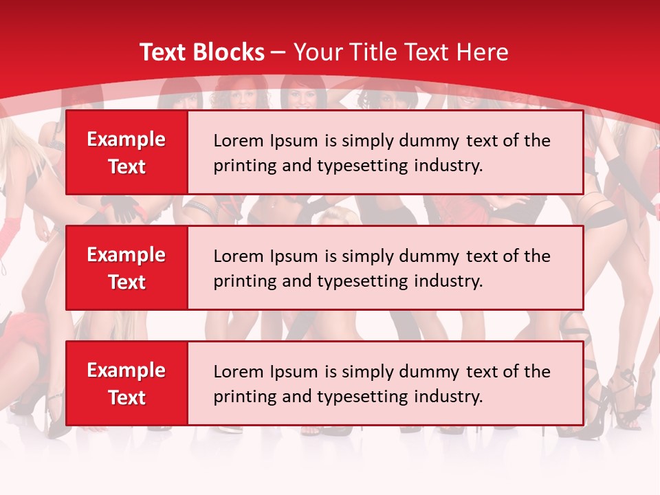 Blond Waist  PowerPoint Template