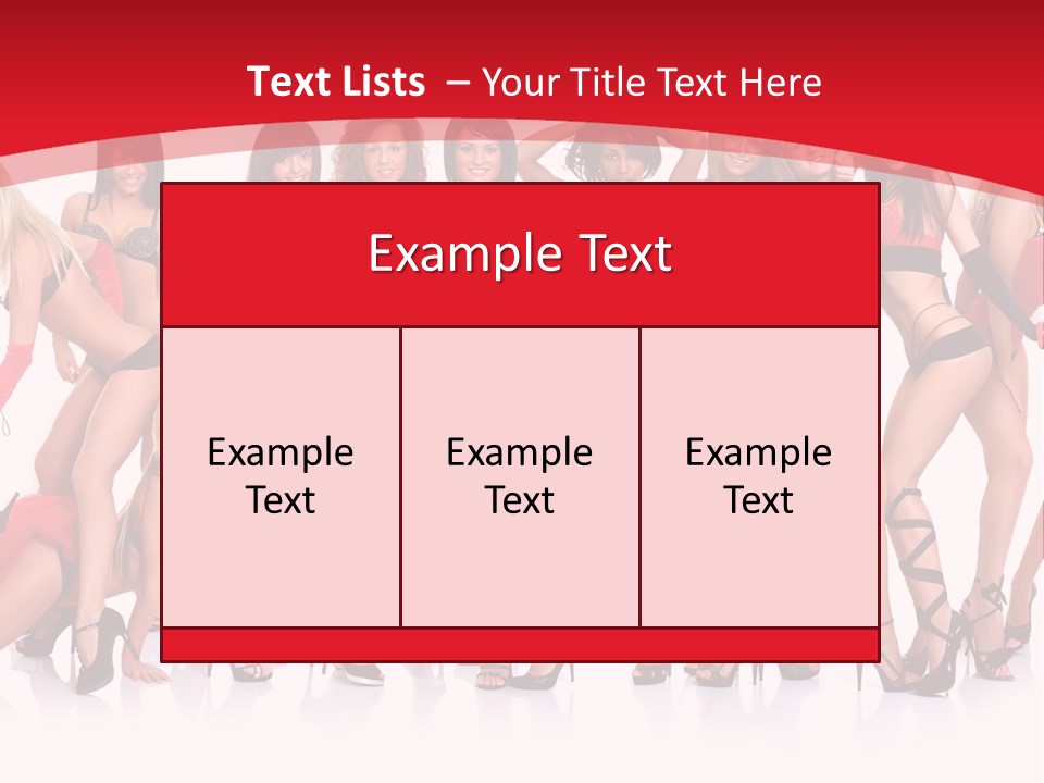 Blond Waist  PowerPoint Template