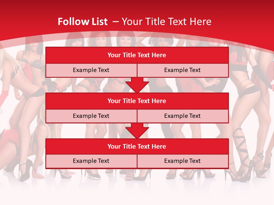Blond Waist  PowerPoint Template