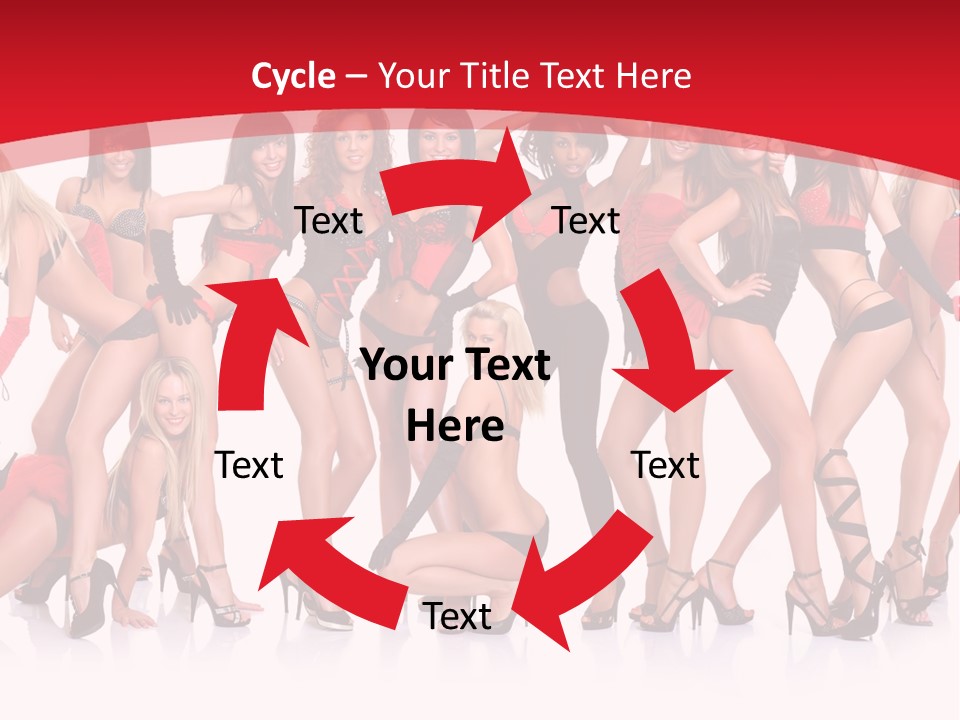 Blond Waist  PowerPoint Template