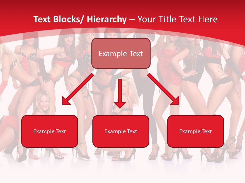 Blond Waist  PowerPoint Template