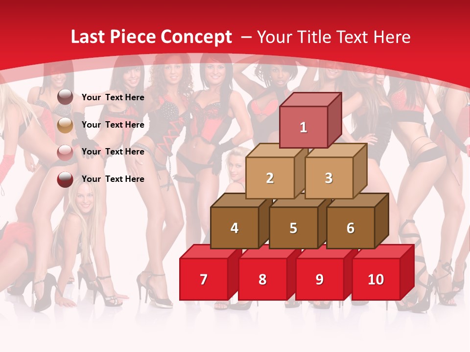 Blond Waist  PowerPoint Template