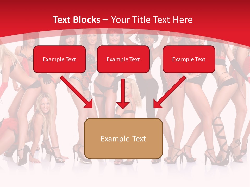 Blond Waist  PowerPoint Template