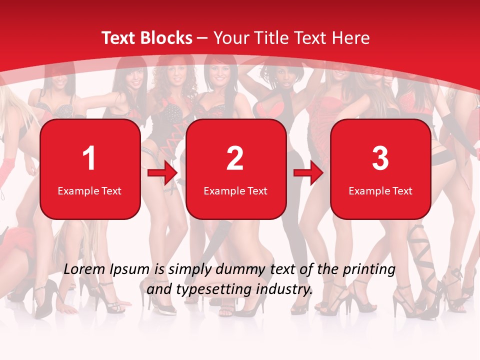 Blond Waist  PowerPoint Template