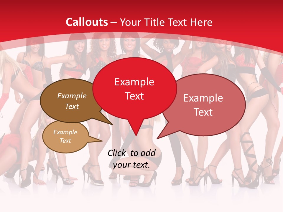 Blond Waist  PowerPoint Template