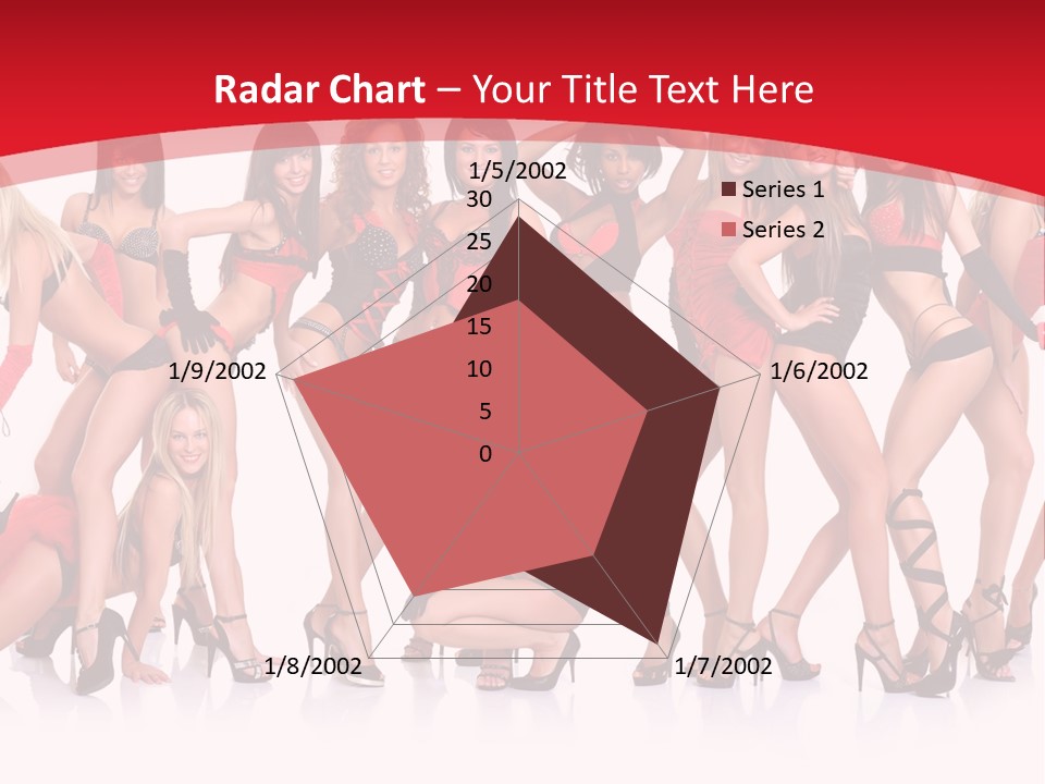 Blond Waist  PowerPoint Template