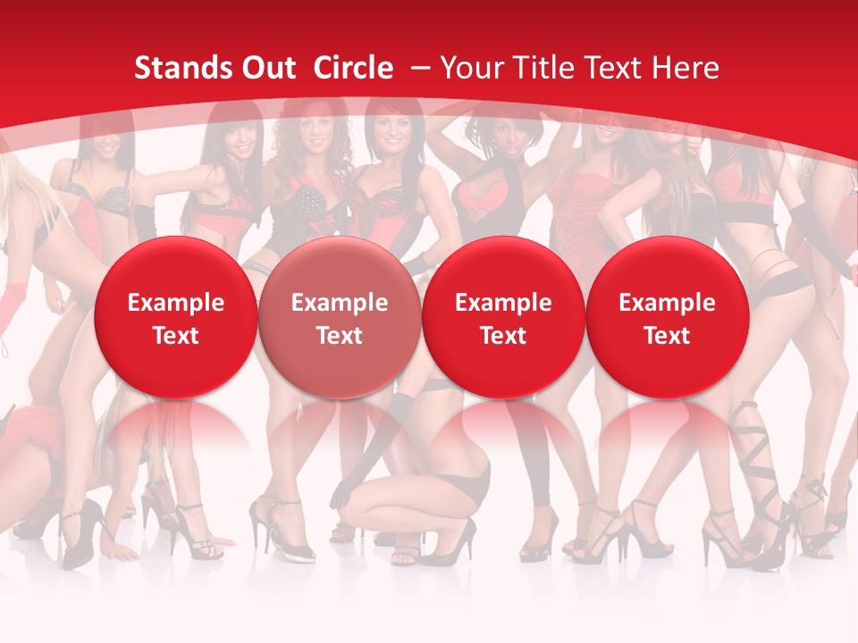 Blond Waist  PowerPoint Template