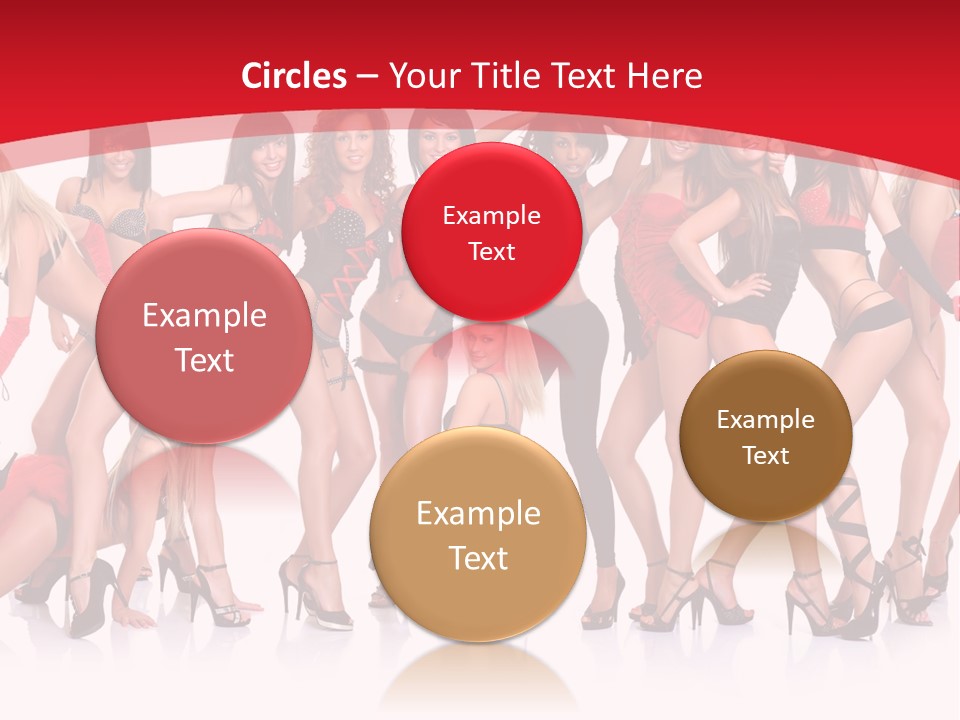 Blond Waist  PowerPoint Template