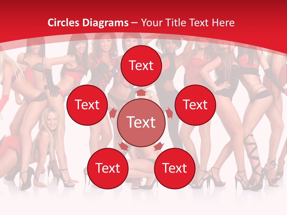 Blond Waist  PowerPoint Template