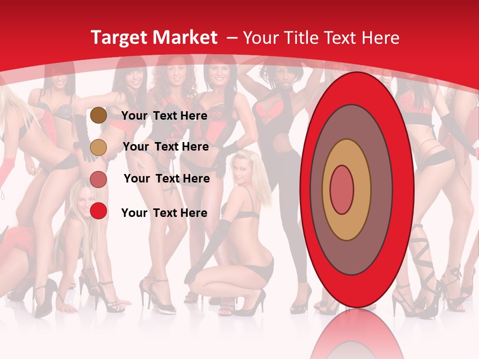 Blond Waist  PowerPoint Template