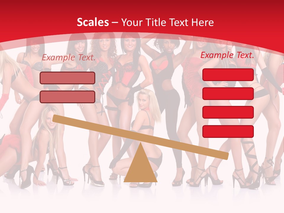 Blond Waist  PowerPoint Template