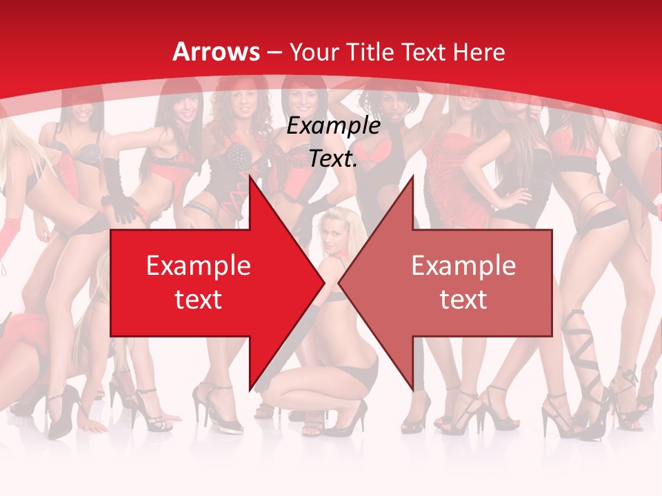 Blond Waist  PowerPoint Template