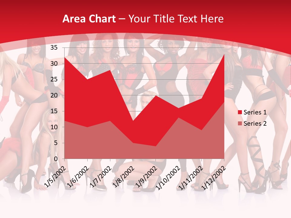 Blond Waist  PowerPoint Template