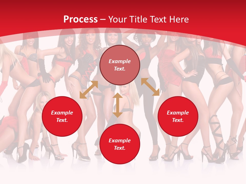 Blond Waist  PowerPoint Template