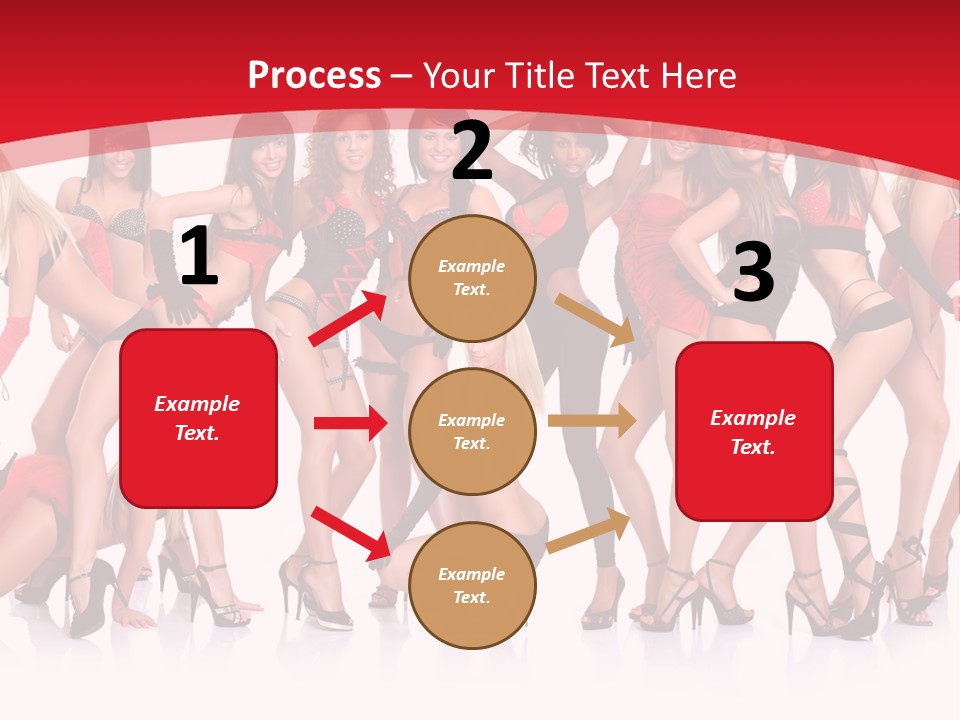 Blond Waist  PowerPoint Template