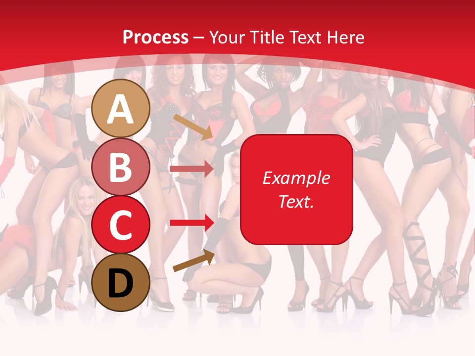 Blond Waist  PowerPoint Template