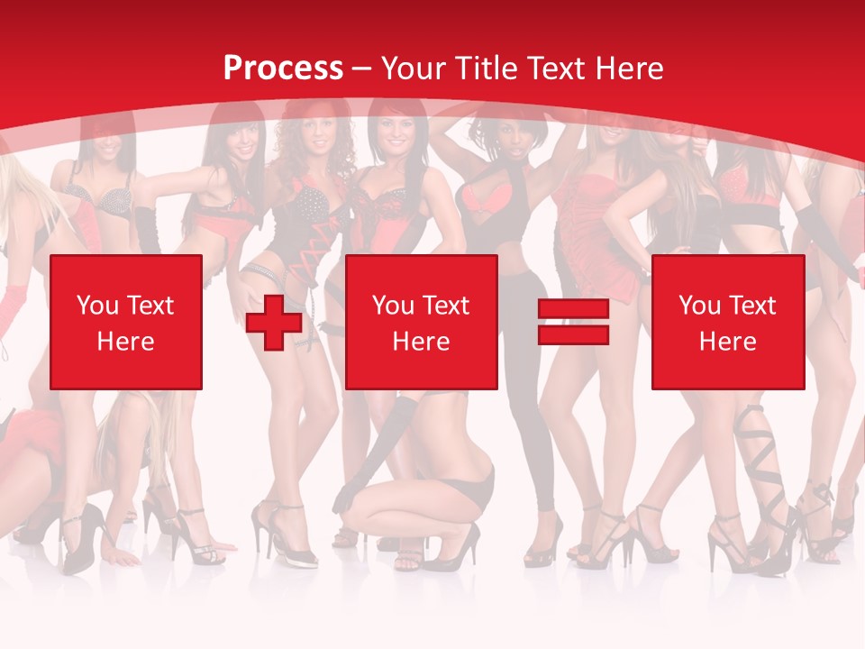 Blond Waist  PowerPoint Template