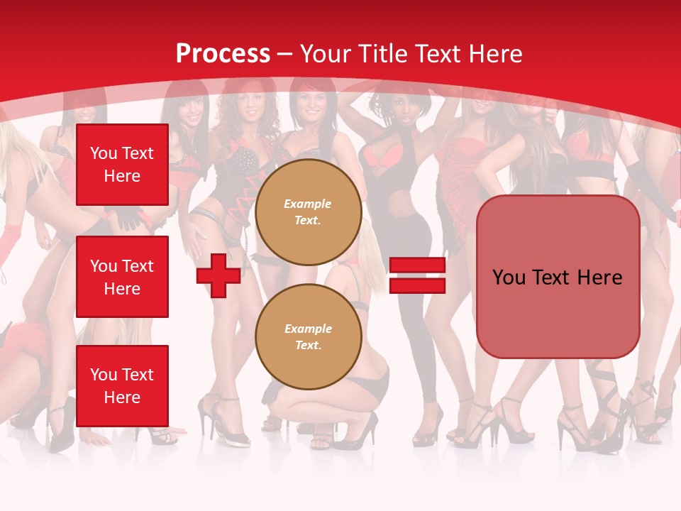 Blond Waist  PowerPoint Template