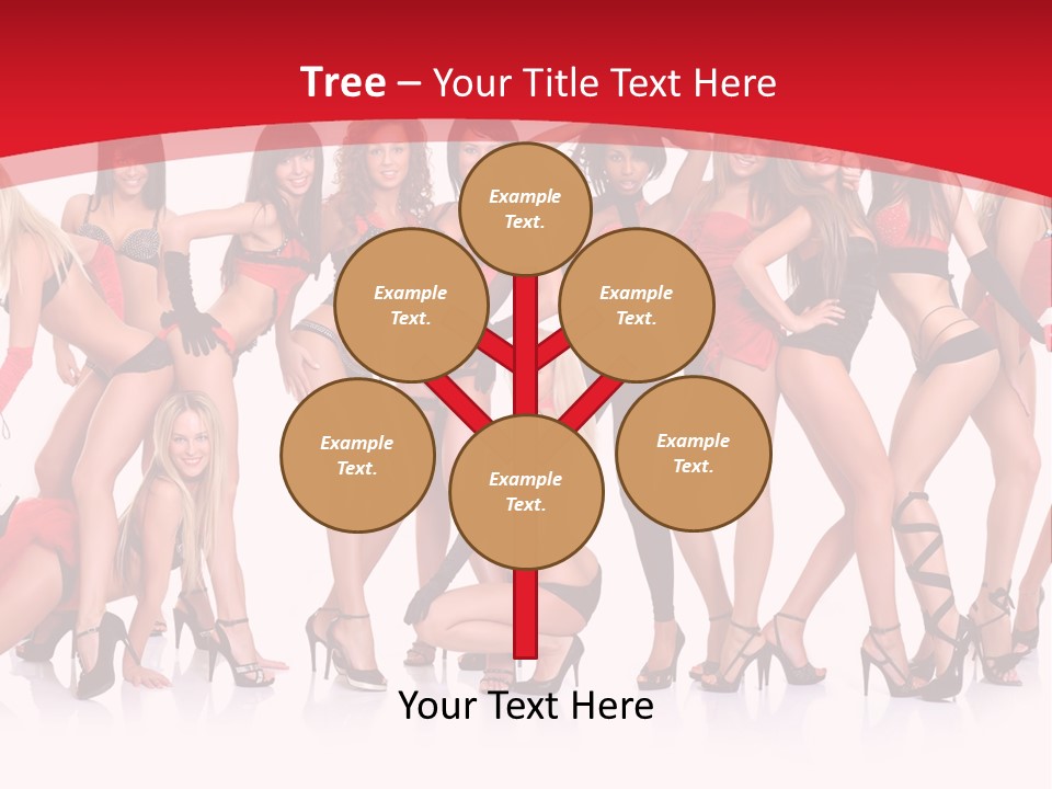 Blond Waist  PowerPoint Template