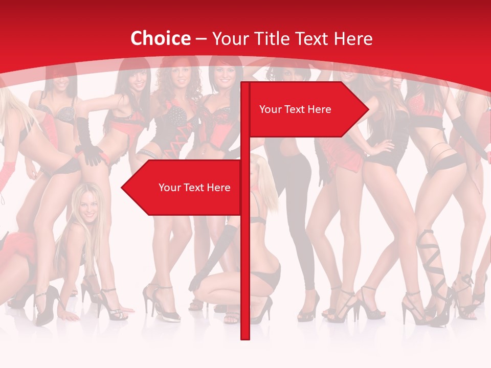 Blond Waist  PowerPoint Template