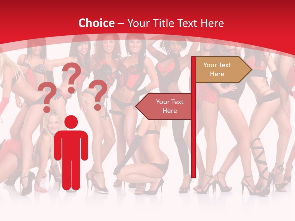 Blond Waist  PowerPoint Template