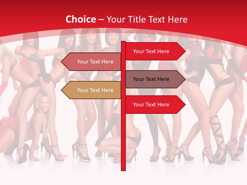 Blond Waist  PowerPoint Template