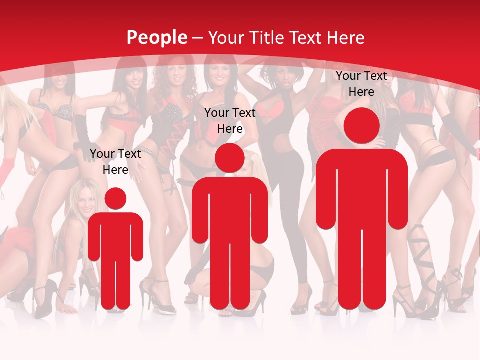 Blond Waist  PowerPoint Template