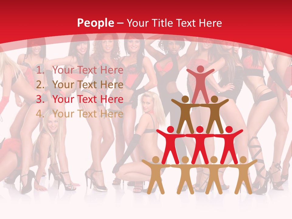 Blond Waist  PowerPoint Template