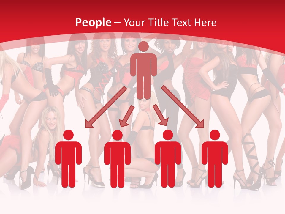 Blond Waist  PowerPoint Template