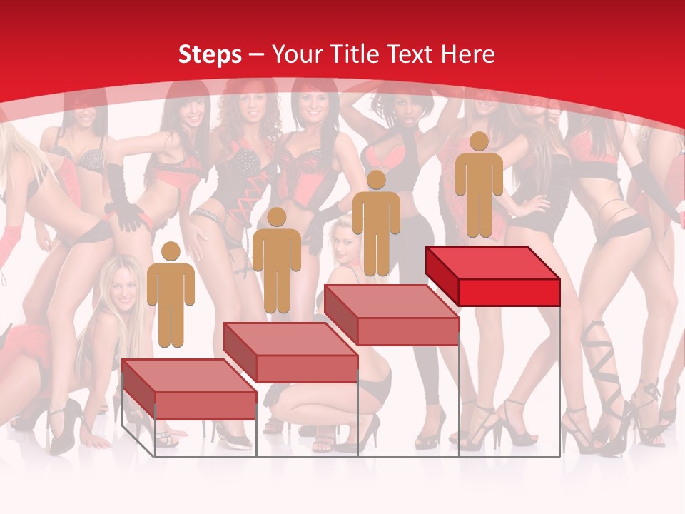 Blond Waist  PowerPoint Template