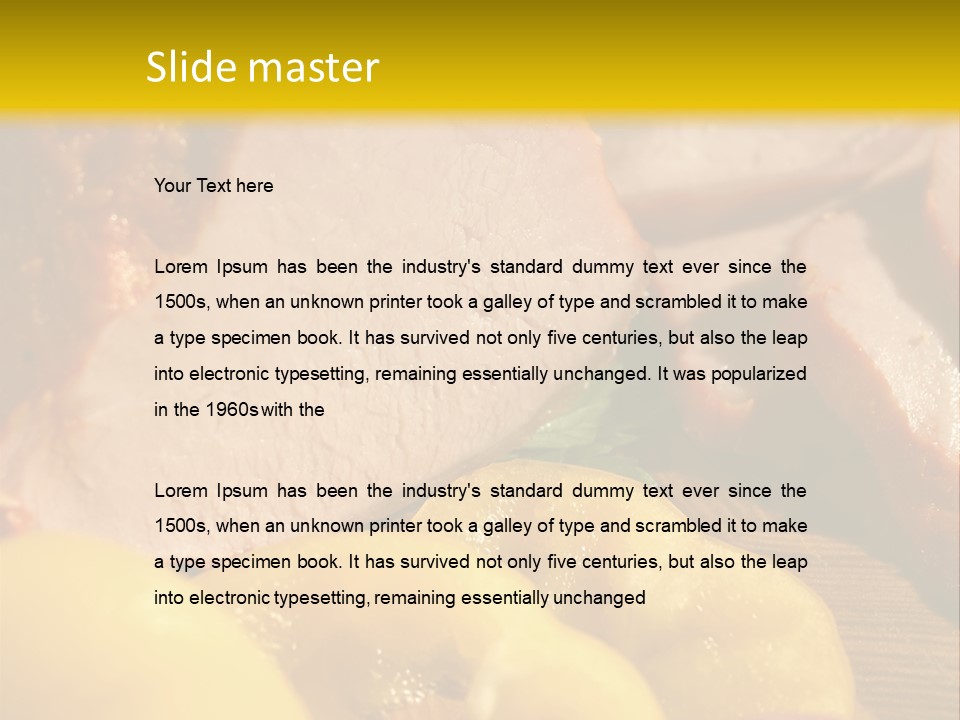 Rich Spice Background PowerPoint Template