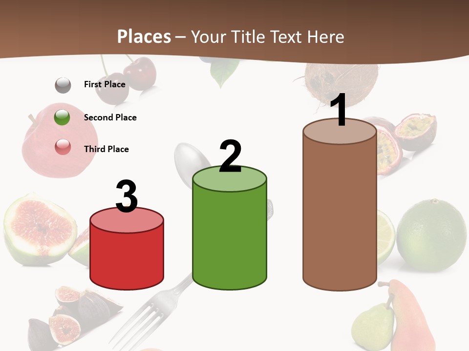 Blueberry Grape Clock PowerPoint Template