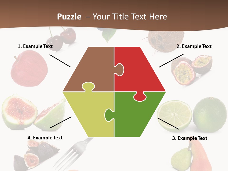 Blueberry Grape Clock PowerPoint Template