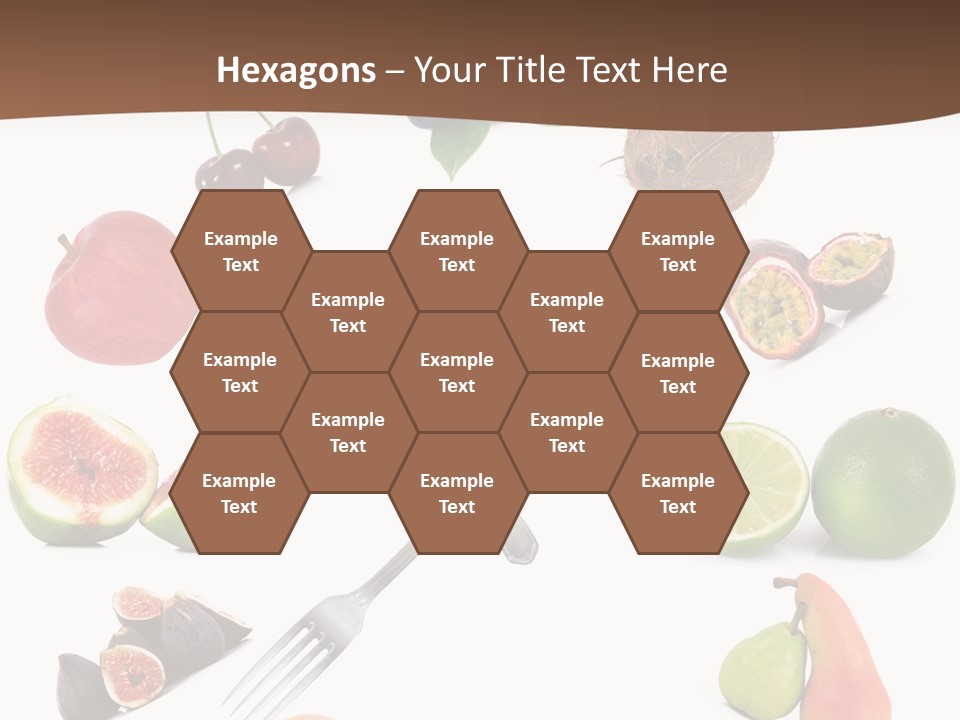 Blueberry Grape Clock PowerPoint Template