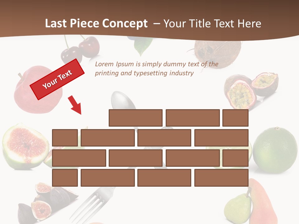 Blueberry Grape Clock PowerPoint Template