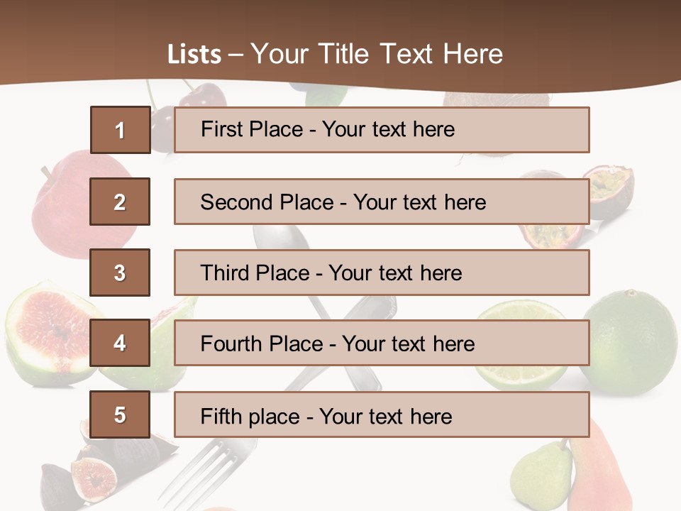 Blueberry Grape Clock PowerPoint Template