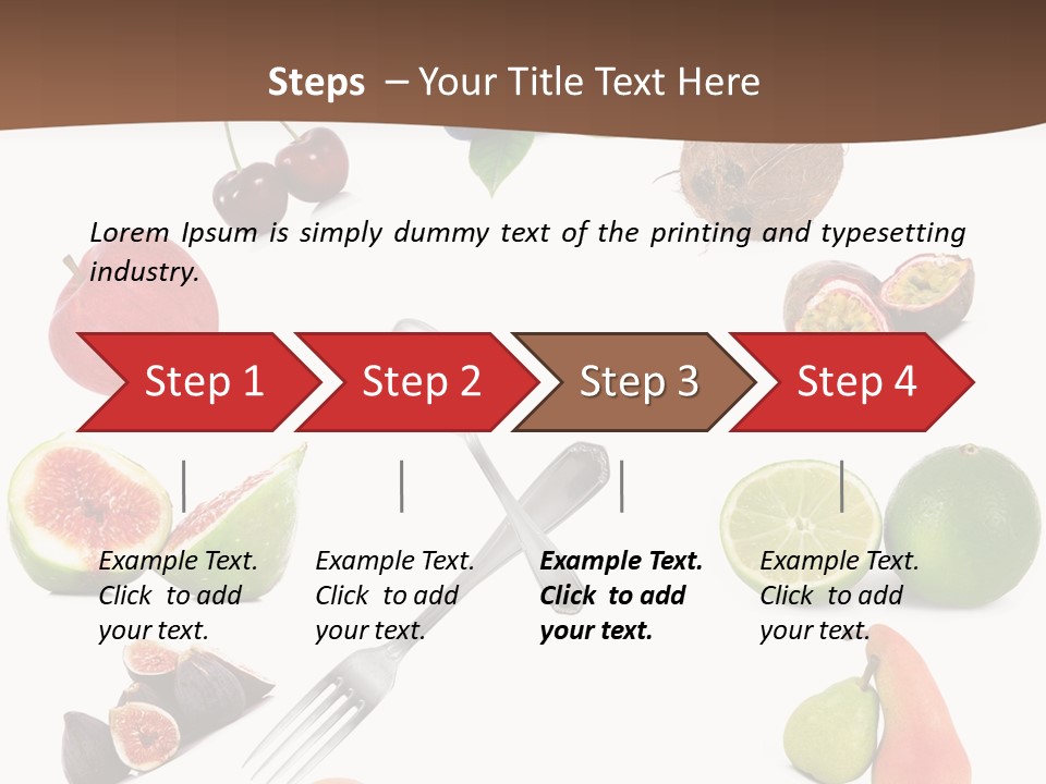 Blueberry Grape Clock PowerPoint Template